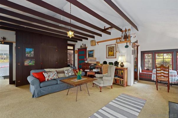 Interior, Living room, Wooden Beams