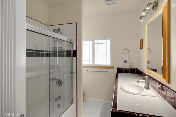 Bathroom, Glass Shower, Interior, Tile Countertops