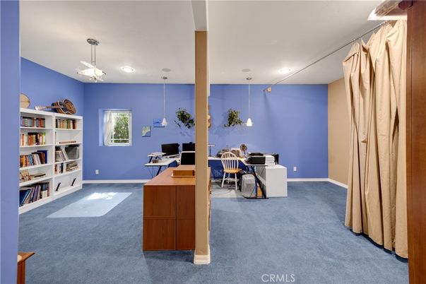 Home Office, Interior, Pendant Lights, Recessed Lighting