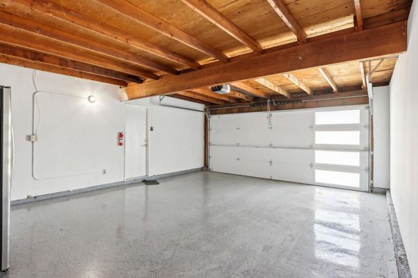 Garage, Interior, Wooden Beams, Wooden Ceilings