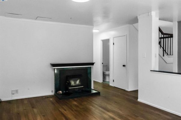 Fireplace, Interior, Wood Texture Flooring