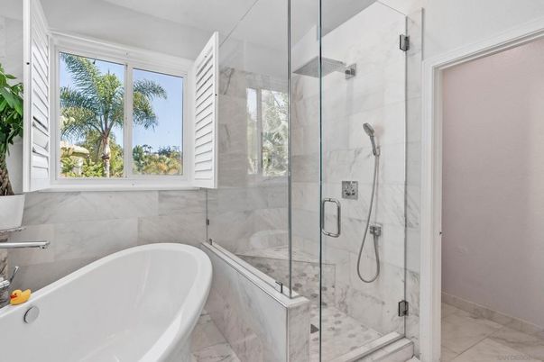 Bathroom, Glass Shower, Interior, Marble, Marble Walls