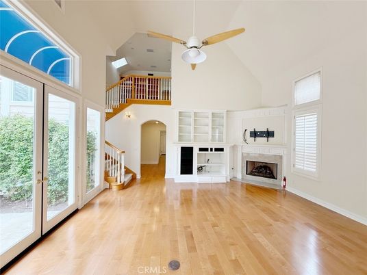 Fireplace, Interior, Wood Texture Flooring