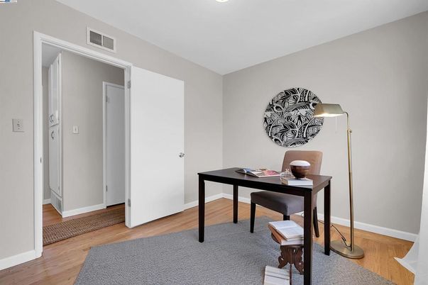 Home Office, Interior, Wood Texture Flooring