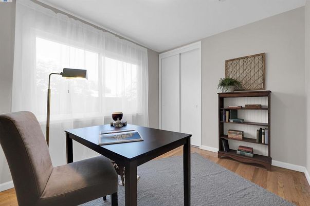 Home Office, Interior, Wood Texture Flooring