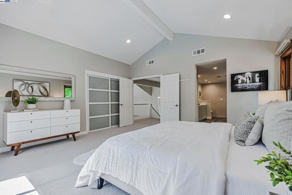 Bedroom, Interior, Recessed Lighting