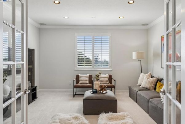 Interior, Living room, Recessed Lighting
