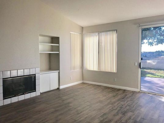 Empty room, Fireplace, Interior, Wood Texture Flooring