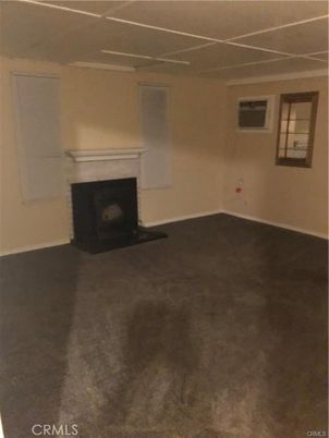 Empty room, Fireplace, Interior