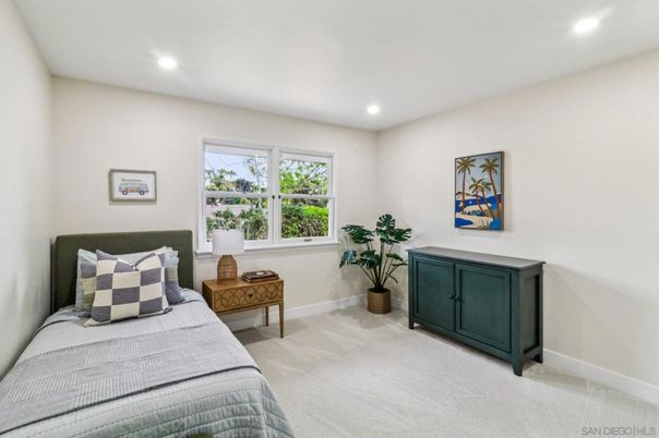 Bedroom, Interior, Recessed Lighting
