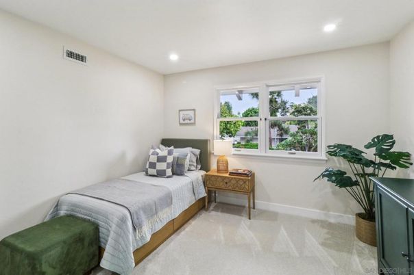 Bedroom, Interior, Recessed Lighting