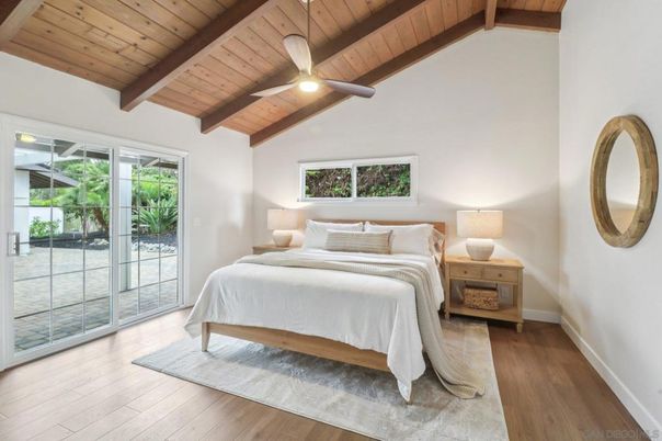 Bedroom, Interior, Wooden Beams, Wooden Ceilings, Wood Texture Flooring
