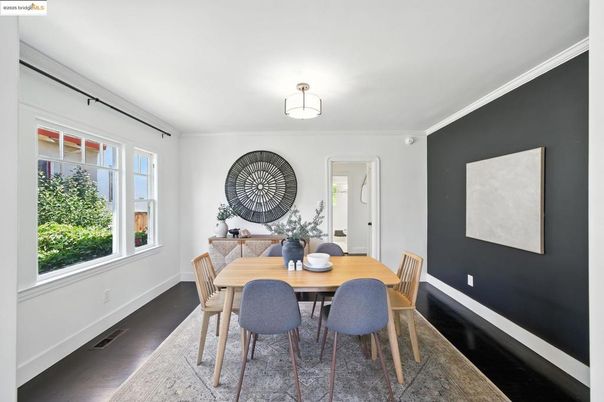 Dining room, Interior, Wood Texture Flooring