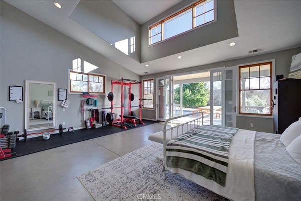 Bedroom, Fitness Equipment, Interior, Recessed Lighting