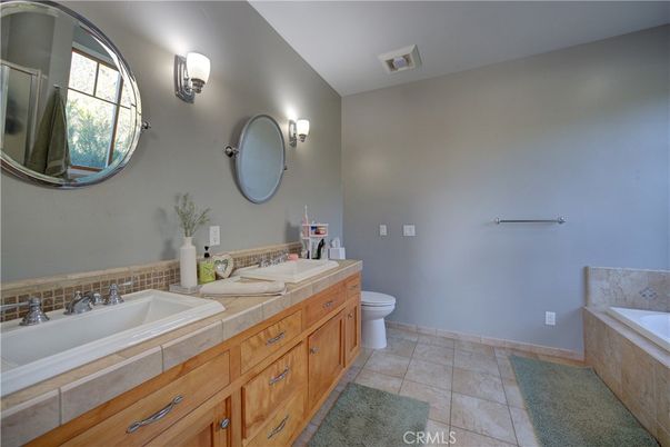 Bathroom, Dual Sink Vanities, Interior, Tile Countertops