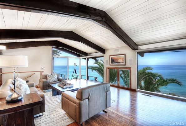 Interior, Living room, Water, Wooden Beams, Wooden Ceilings, Wood Texture Flooring