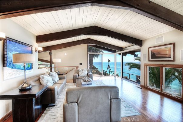 Interior, Living room, Water, Wooden Beams, Wood Texture Flooring