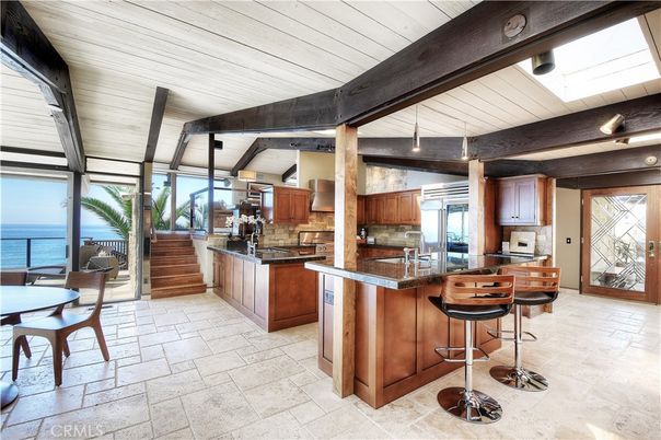 Dining room, Interior, Kitchen, Water, Wooden Beams