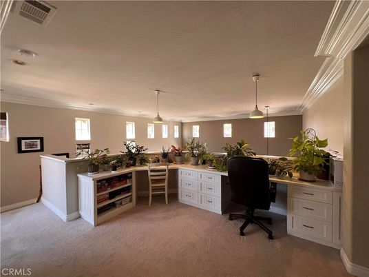 Home Office, Interior, Pendant Lights