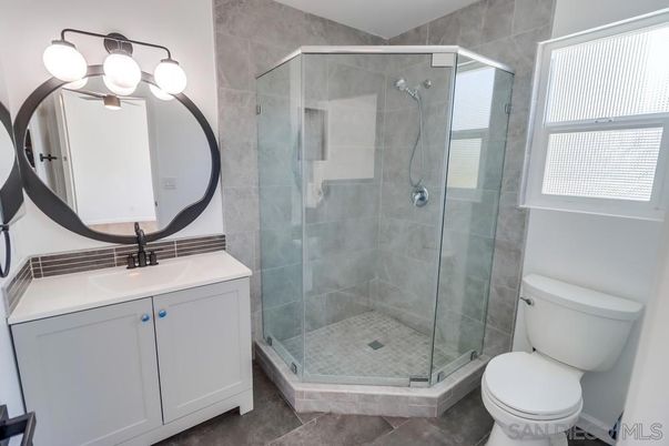 Bathroom, Glass Shower, Interior