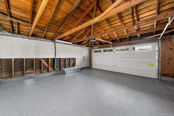 Garage, Interior, Wooden Beams, Wooden Ceilings