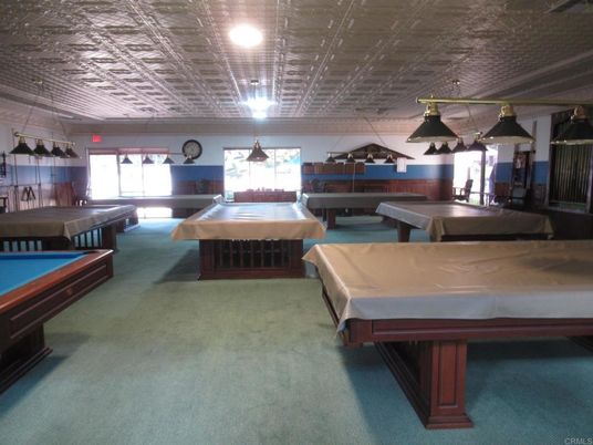 Billiard Table, Game Room, Interior, Pendant Lights