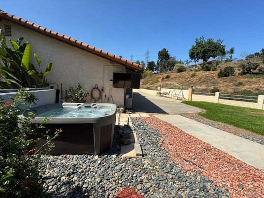 Backyard, Exterior, Hot Tub