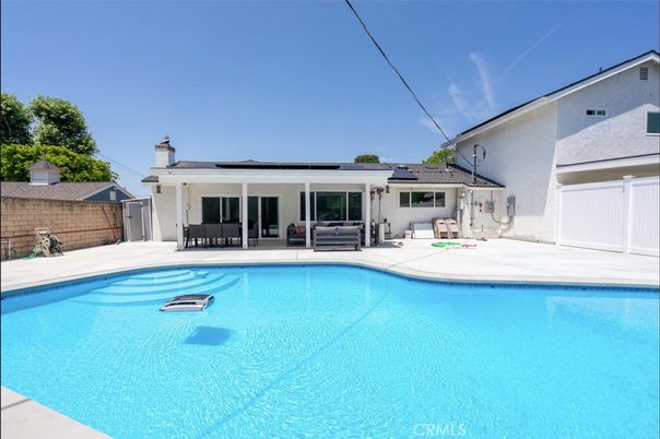 Exterior, Pool, Solar Panels