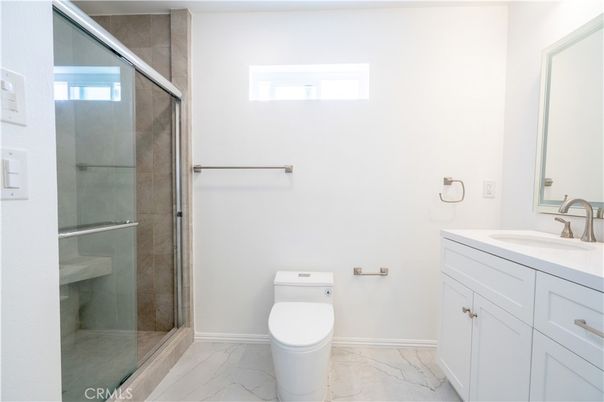 Bathroom, Glass Shower, Interior, Marble
