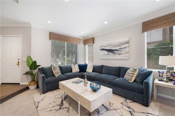 Interior, Living room, Recessed Lighting