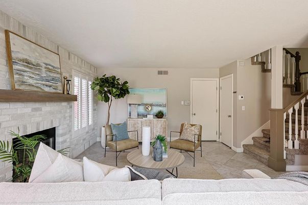 Fireplace, Interior, Living room