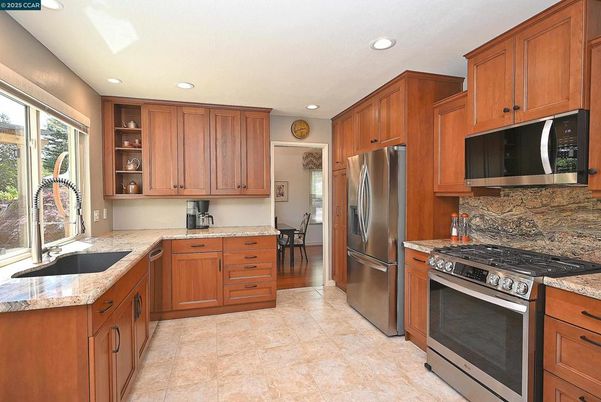 Interior, Kitchen, Recessed Lighting, Stainless Steel Appliances