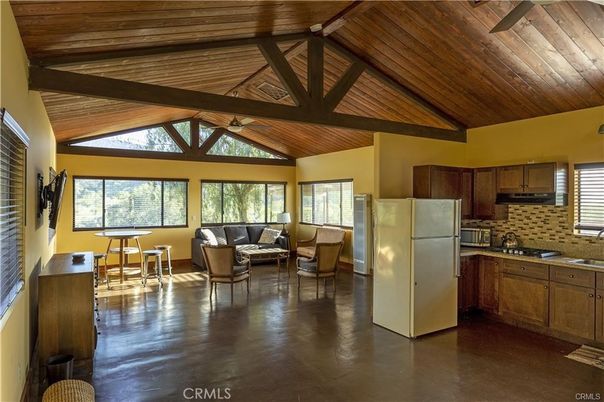 Interior, Kitchen, Living room, Wooden Beams, Wooden Ceilings, Wood Texture Flooring