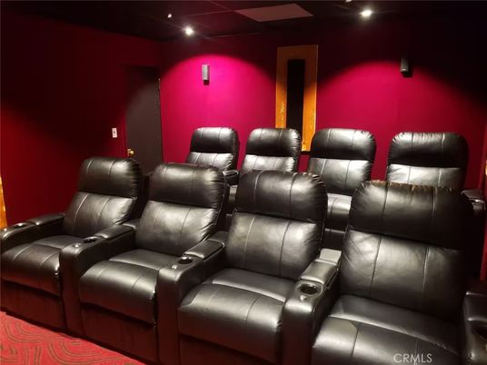 Home Theatre Room, Interior, Recessed Lighting, Theatre Room