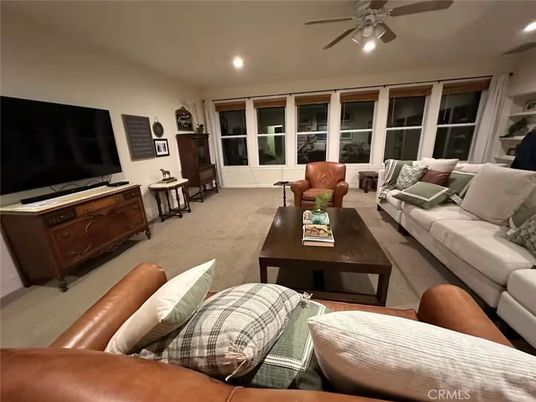 Interior, Living room, Recessed Lighting