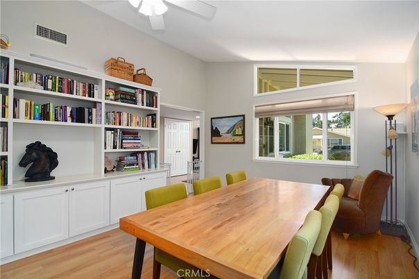 Dining room, Interior, Wood Texture Flooring