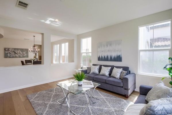 Chandelier, Interior, Living room, Wood Texture Flooring