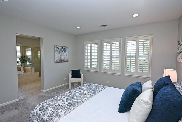 Bedroom, Interior, Recessed Lighting