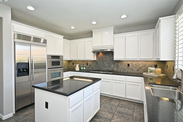 Interior, Kitchen, Recessed Lighting, Stainless Steel Appliances