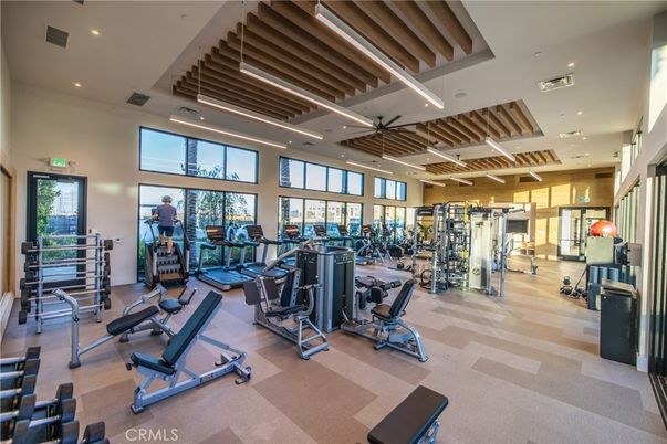 Fitness Equipment, Gym, Interior, Recessed Lighting