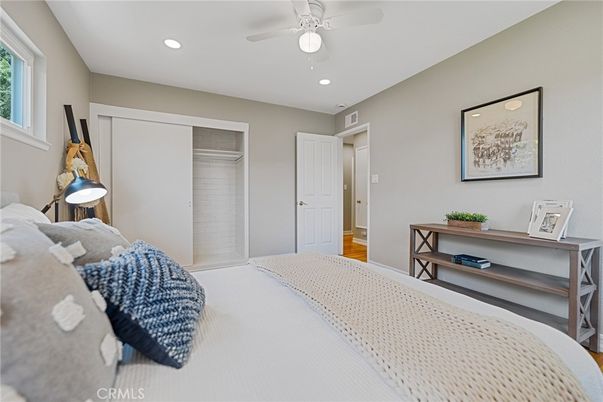 Bedroom, Interior, Recessed Lighting