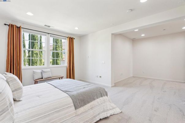 Bedroom, Interior, Recessed Lighting