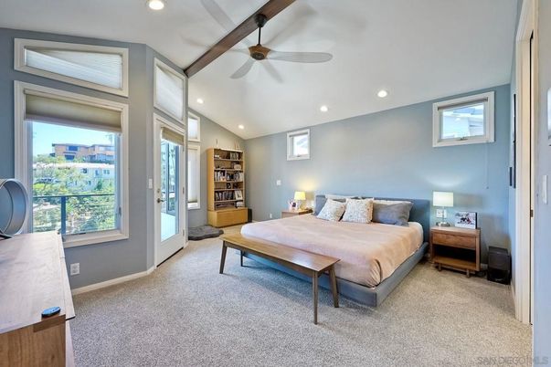 Bedroom, Interior, Recessed Lighting