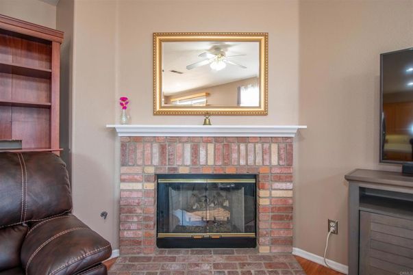 Fireplace, Interior, Wood Texture Flooring
