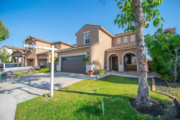 Attached, Backyard, Exterior, Facade, Mediterranean