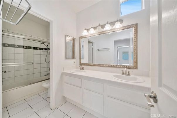 Bathroom, Dual Sink Vanities, Glass Shower, Interior, Tile Countertops