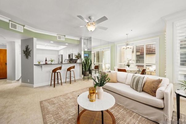 Dining room, Interior, Kitchen, Living room, Pendant Lights, Recessed Lighting