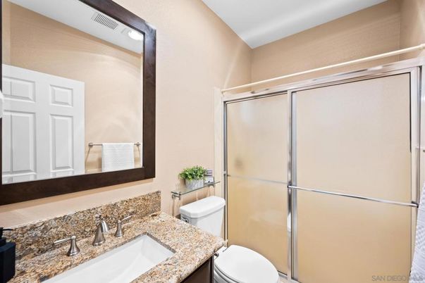 Bathroom, Glass Shower, Interior