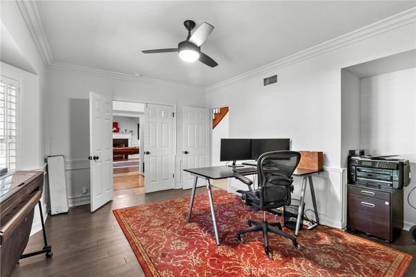 Home Office, Interior, Wood Texture Flooring