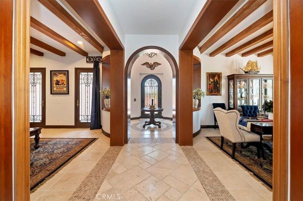 Interior, Recessed Lighting, Wooden Beams
